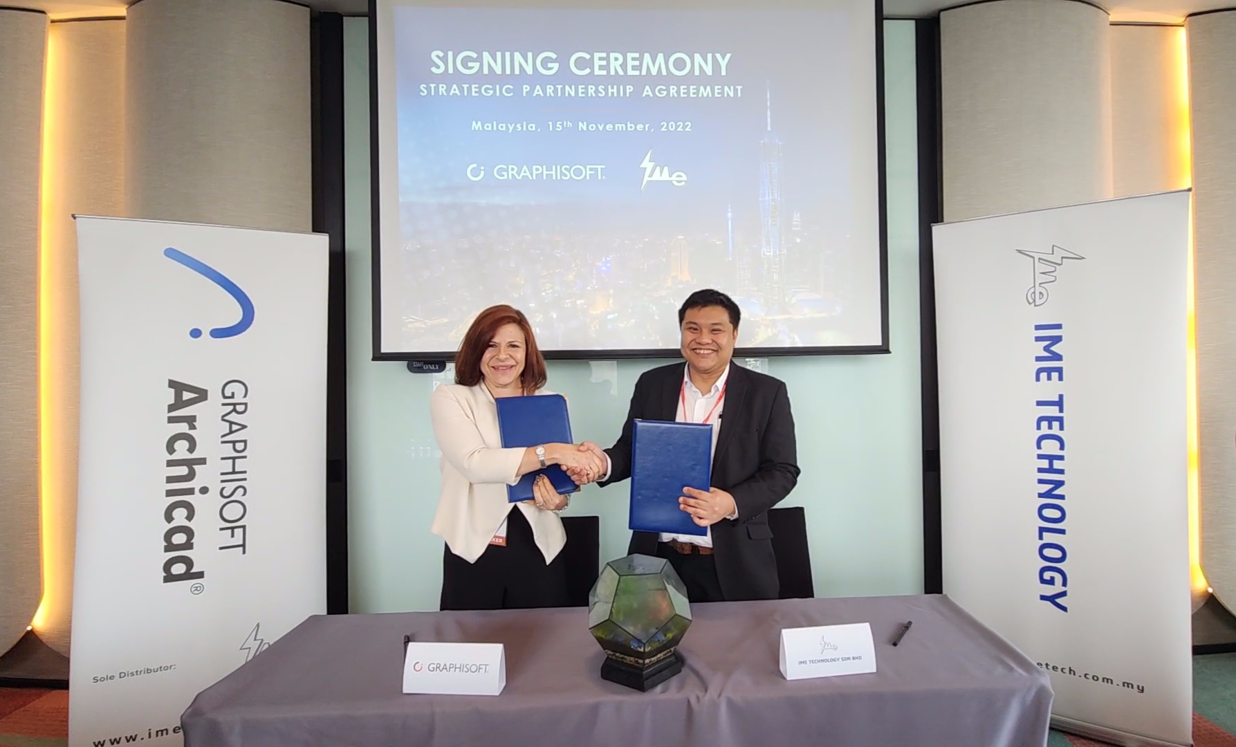 Strategic Partnership between Graphisoft and IME Technology Sdn Bhd